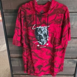Red Graphic Short Sleeve Tee